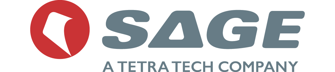SAGE A Tetra Tech Company logo