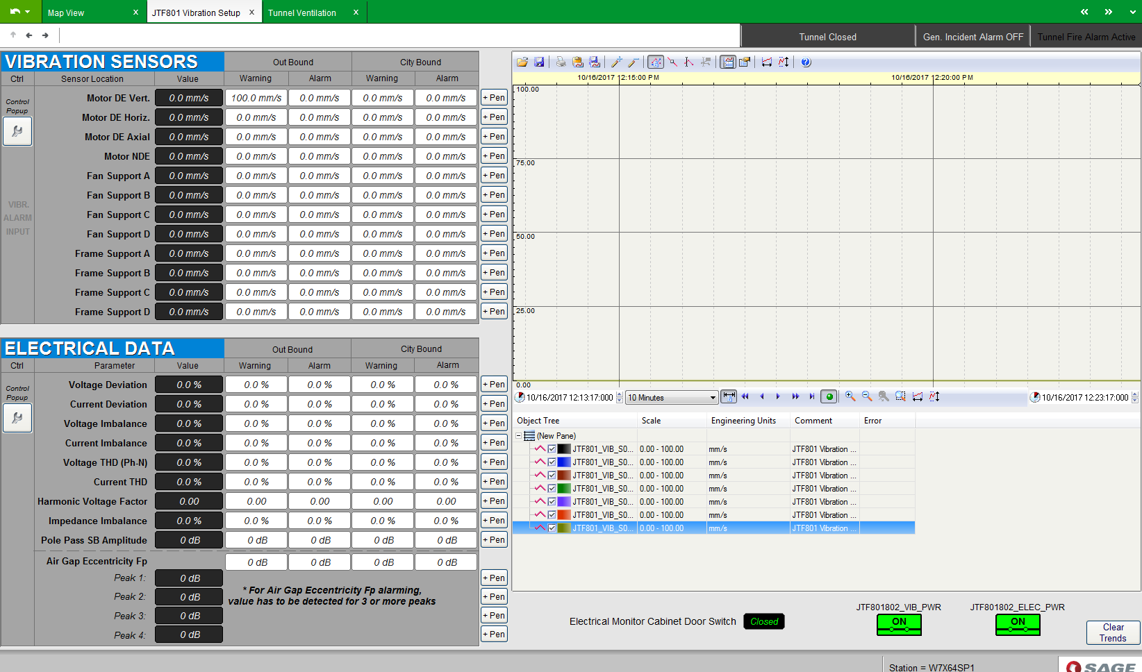 3 Fan vibration web