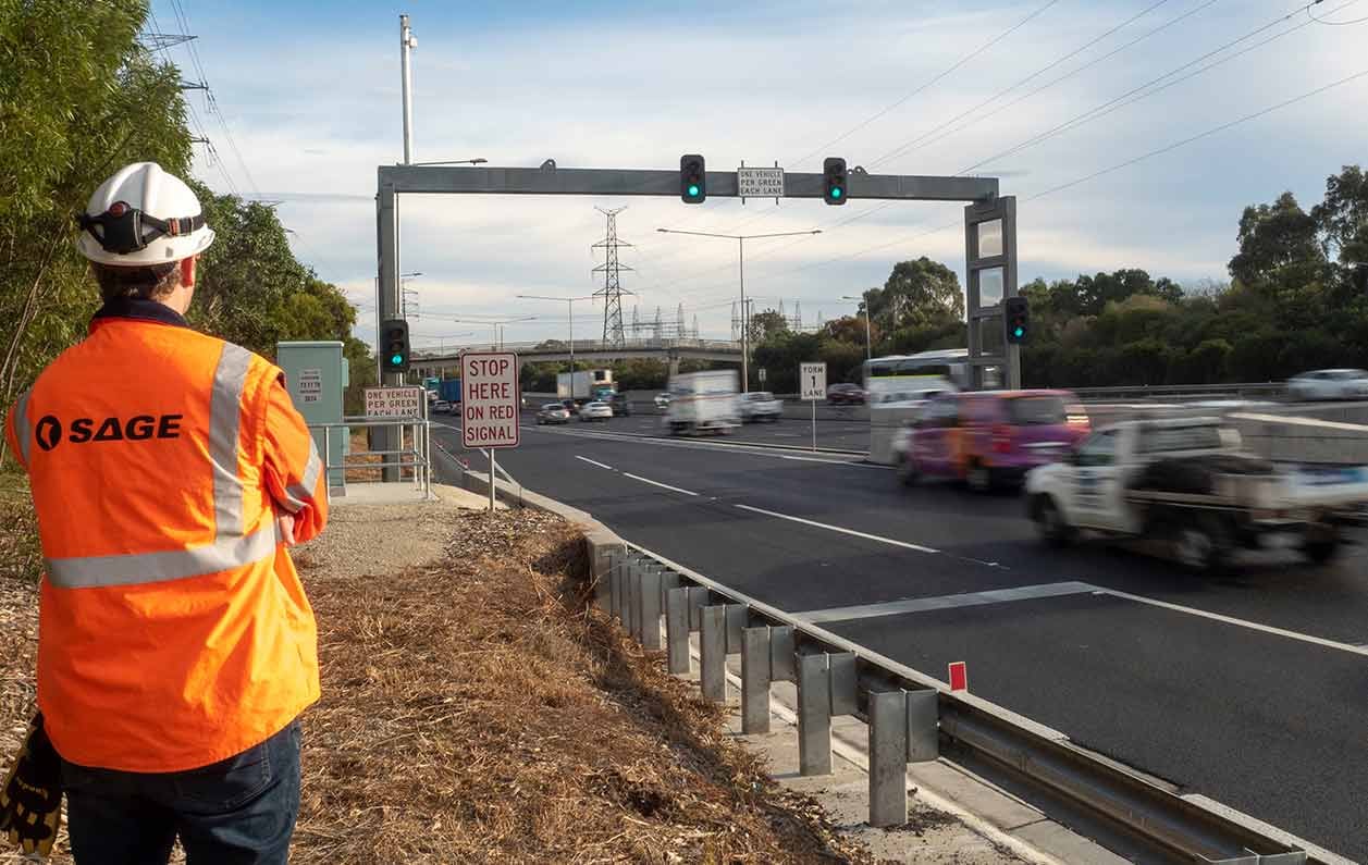 Monash Freeway Intelligent transport System