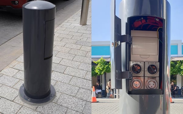 Power and event bollards