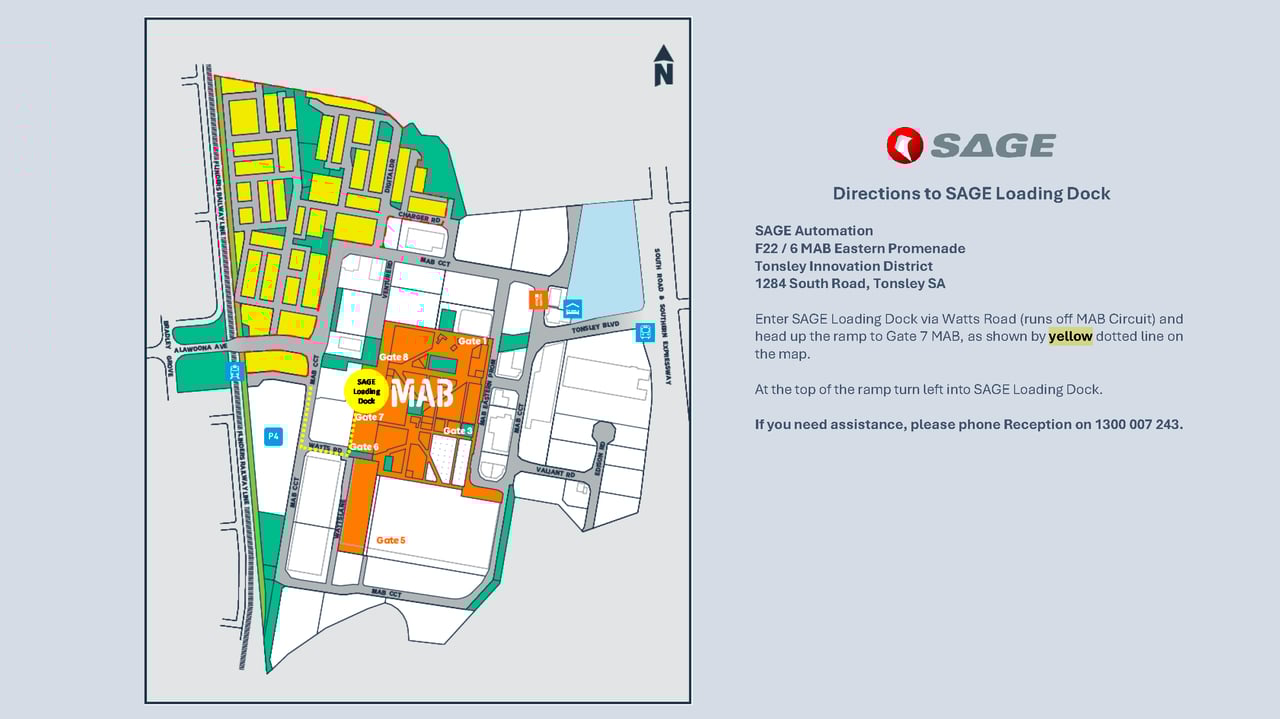 SAGE Loading Dock Directions2