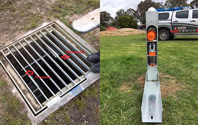 Wastewater below ground monitoring