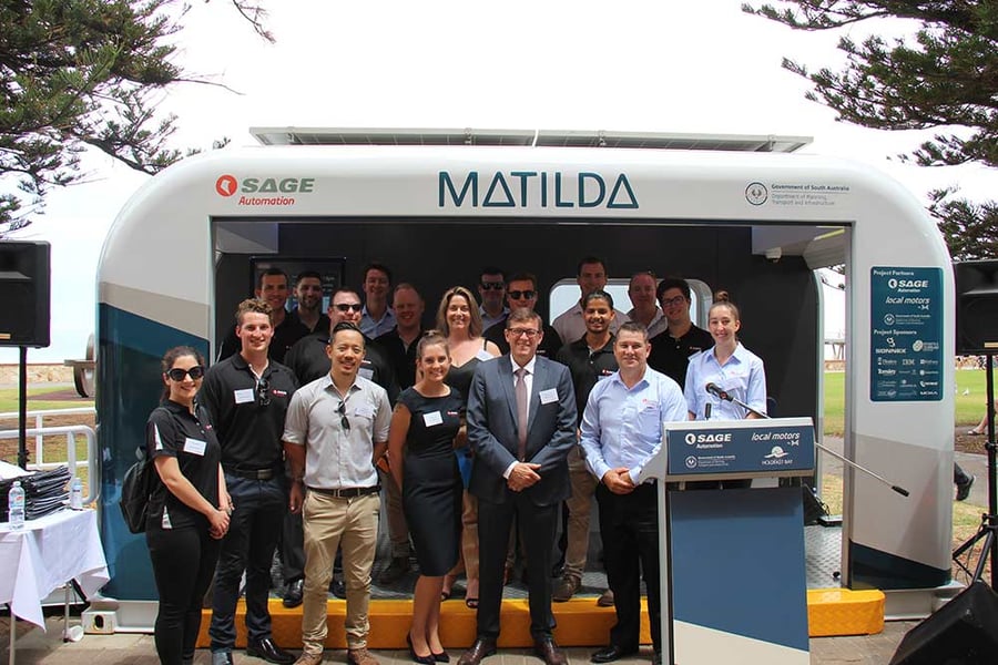 SAGE Matilda team at the launch