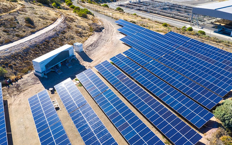 Solar Farm Energy Generation