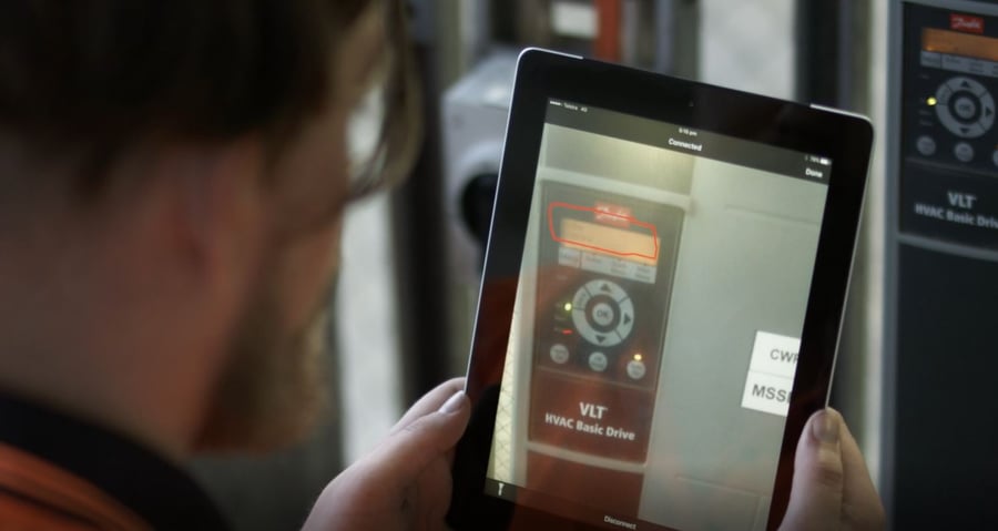SAGE Go: Client gets support via video screen