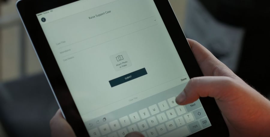 Raise support case with the SAGE Go App