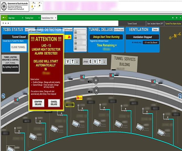 C linear heat detection screen