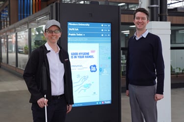 Cassie-and-Ashby-digital-kiosk-future-mobility