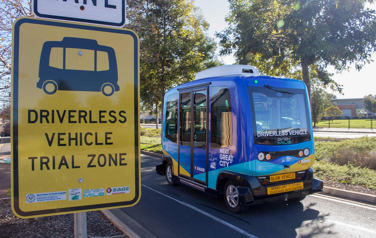 SAGE joins forces to trial on-road  autonomous vehicle technology in Playford Alive Township