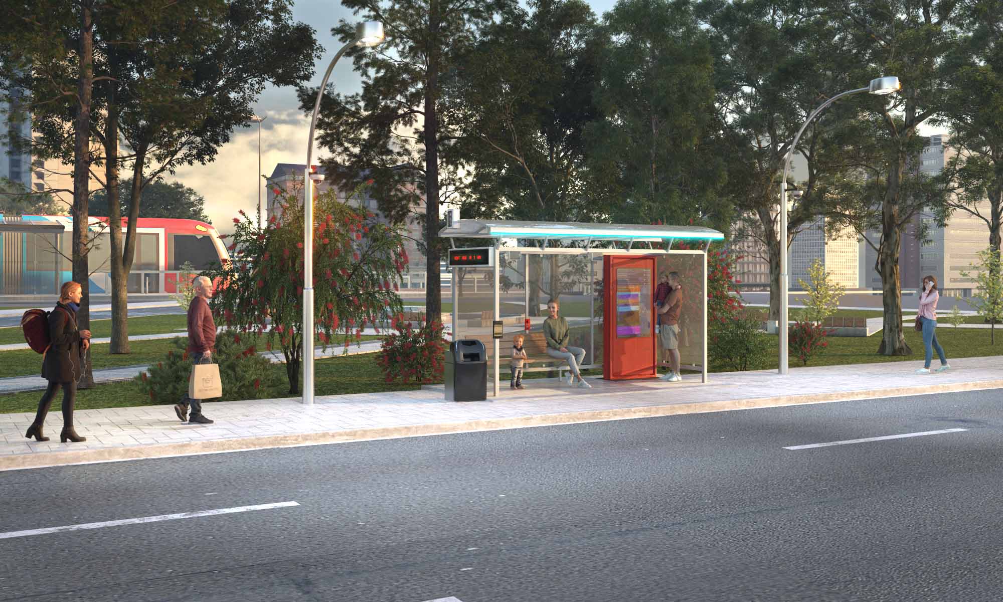 3D Bus Stop v2